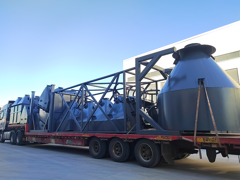 发往广东东莞市砂粉生产线自制件      车